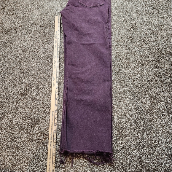 Re/Done 90's High Rise Loose Wine Dipped Size 26 - Picture 7 of 9